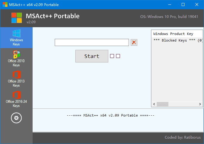 MSAct++(Windows和Office激活工具) v2.09 绿色版-酷软