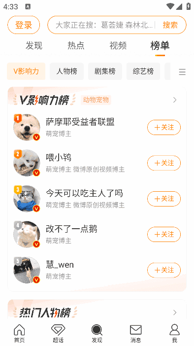 新浪微博APP(内置微博助手v2.3.4-313) v15.3.2 最新版-酷软