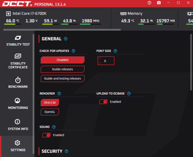 OCCT电脑硬件测试(烤鸡测试软件) v14.0.9.99 便携版-酷软
