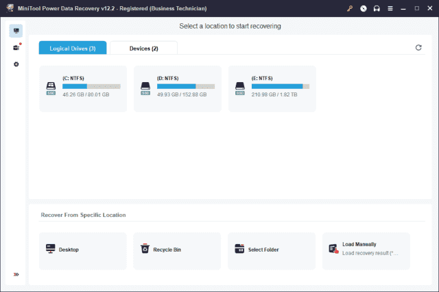 MiniTool Power Data Recovery(数据恢复软件) v12.5 便携版-酷软