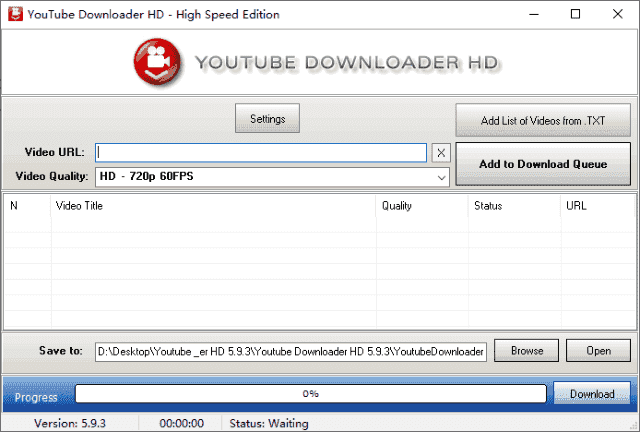 Youtube Downloader HD(Youtube视频下载) v5.9.8.1 便携版-酷软