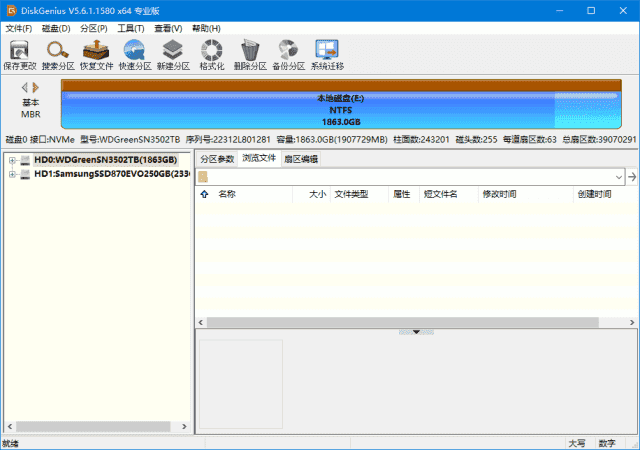 Eassos DiskGenius(磁盘分区工具) v6.0.0.1631 多语便携版