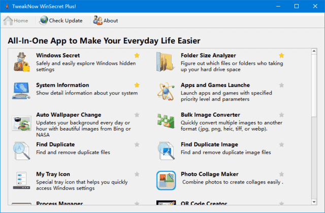 TweakNow WinSecret Plus!(系统优化软件) v6.6.5 便携版-酷软