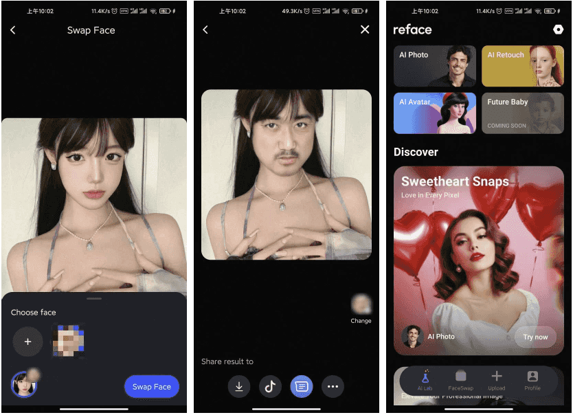 Reface AI换脸视频 AI换脸图片 v5.17.0 专业版-酷软