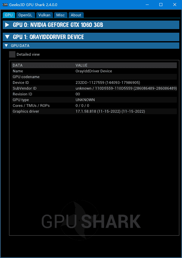 GPU Shark II(显卡GPU监视工具) v2.8.1.0 / 0.33.2 绿色版-酷软