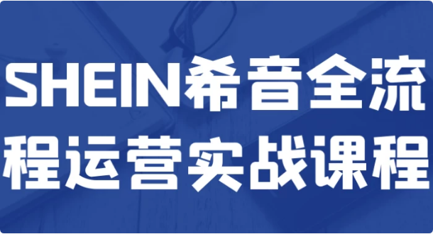 SHEIN希音全流程运营实战课程-酷软