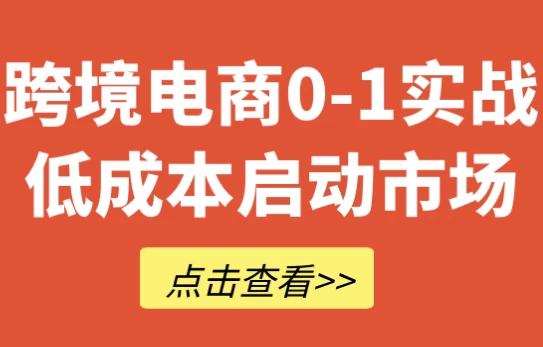 跨境电商0-1实战低成本启动市场-酷软