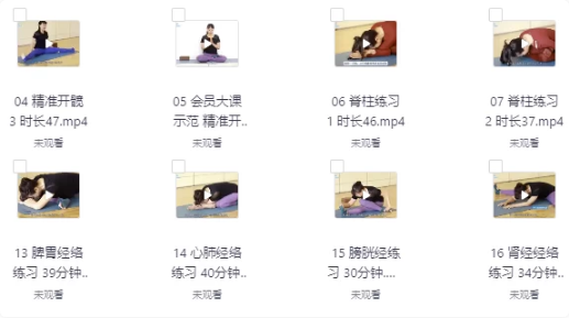 景瑶阴瑜伽初级精进教培20课-酷软