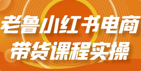 老鲁小红书电商带货课程实操-酷软