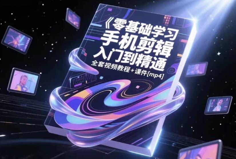 图片[1]-零基础学习手机剪辑入门到精通视频课-酷软