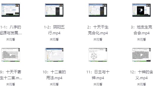 刁吉祥八字初中高级课程-酷软