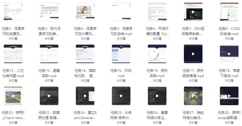 CV计算机视觉集训营 – 带源码课件-酷软
