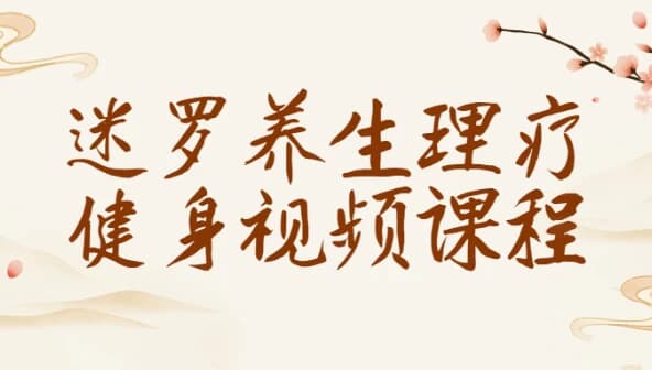 迷罗养生理疗健身视频课程-酷软