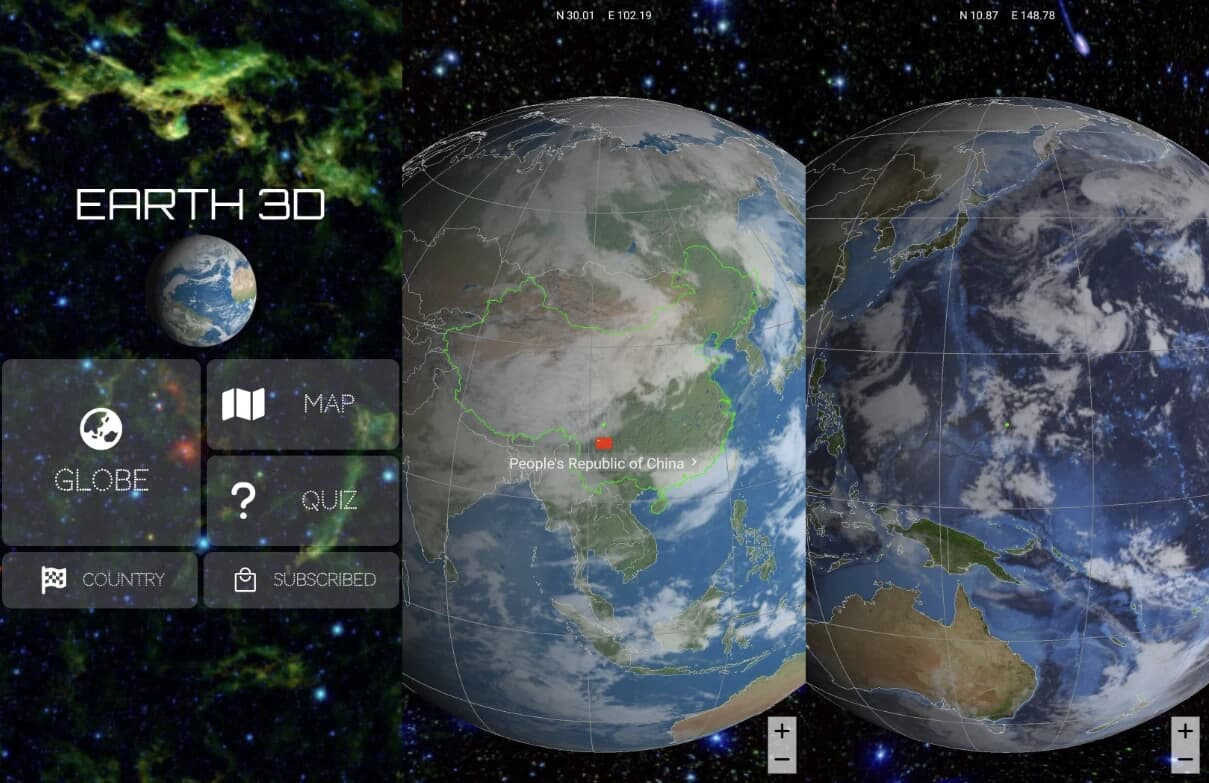 图片[1]-Earth 3D 地球 v9.4.2 解锁高级版-酷软