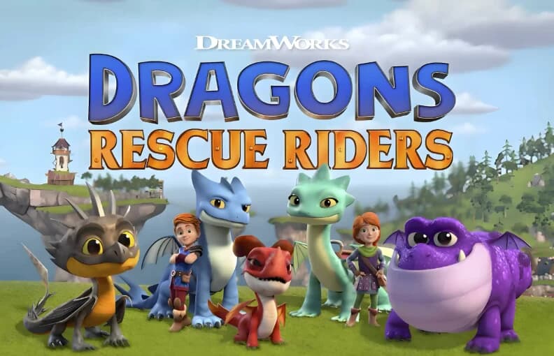 少儿英语启蒙动画《龙族：救援骑士 Dragons：Rescue Riders 1-6季 (视频+音频) 》-酷软