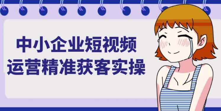 图片[1]-中小企业短视频运营精准获客实操-酷软