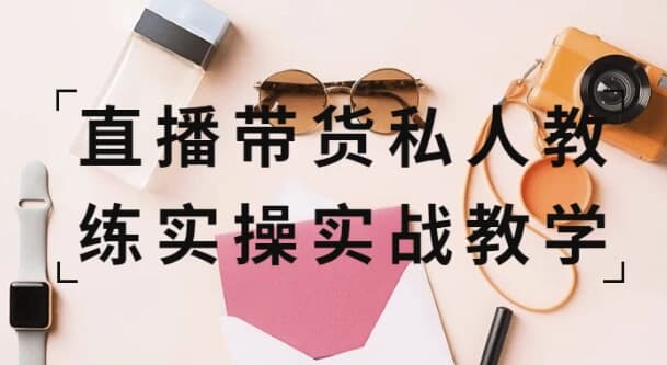 直播带货私人教练实操实战教学-酷软