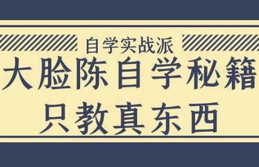 大脸陈自学秘籍只教真东西-酷软