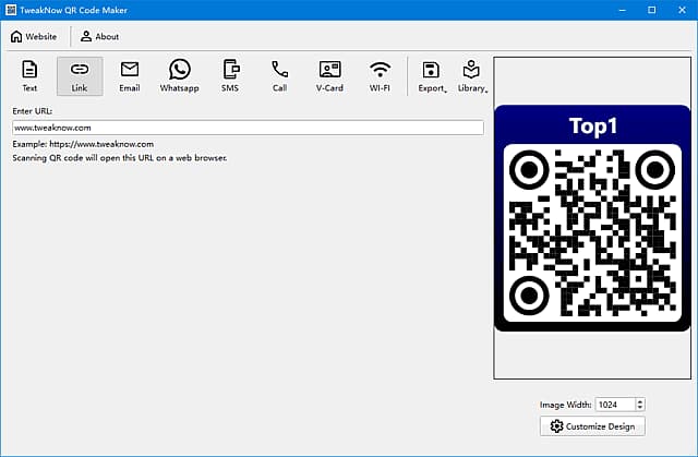 图片[1]-TweakNow QR Code Maker(二维码生成软件) v3.6.2 便携版-酷软