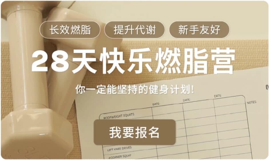 Jo姐·28天快乐燃脂训练营 长效燃脂新手友好-酷软