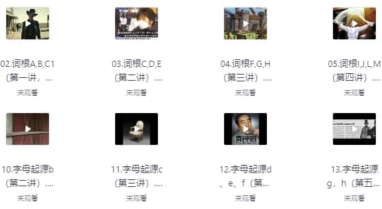 一堂上瘾的英语单词课 6000词频内拆解词根单词课视频+讲义-酷软
