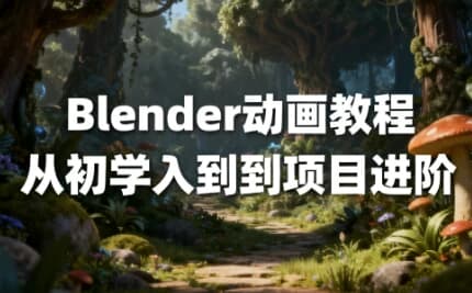 Blender动画教程从初学入到到项目进阶 中文字幕-酷软