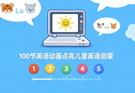 100节英语动画点亮儿童英语启蒙-酷软