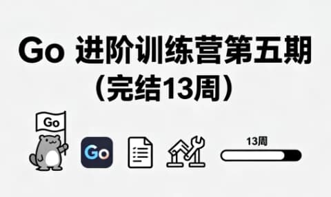 Go 进阶训练营第五期（完结13周）-酷软