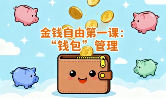 金钱自由第一课 “钱包”管理,金钱管理体系与方法-酷软