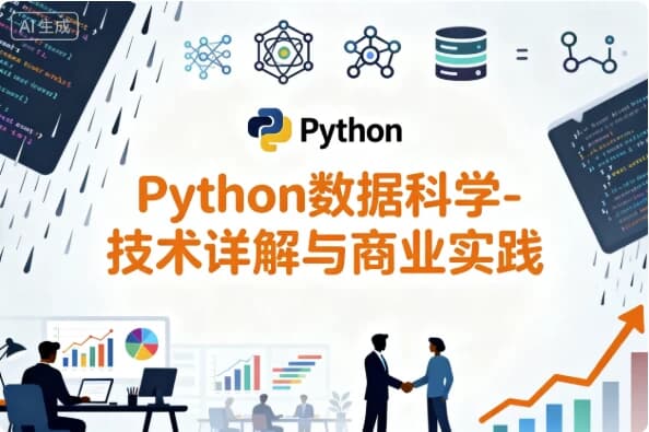 Python数据科学-技术详解与商业实践（八大案例，配套书籍）  带源码课件-酷软