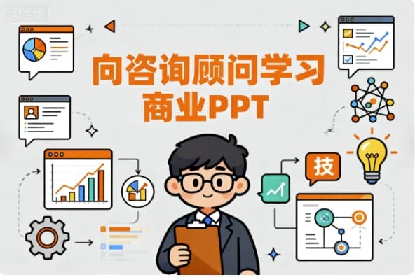 向咨询顾问学习商业PPT(从思维到技能)-酷软