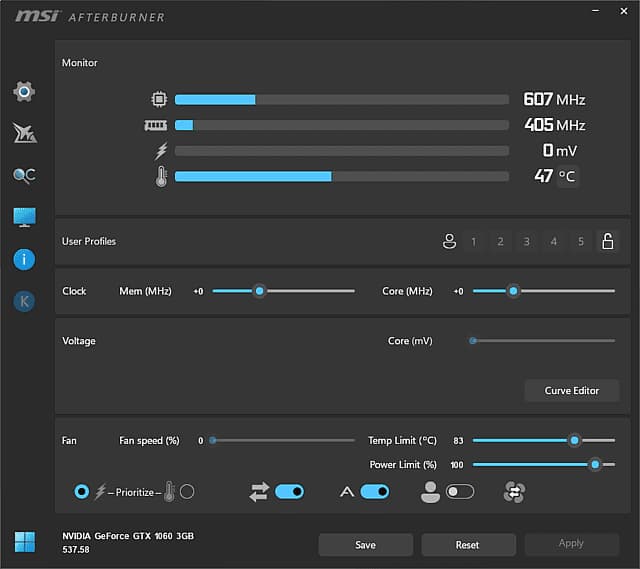 图片[1]-MSI Afterburner(微星显卡超频软件) v4.6.6.16757 最新版-酷软