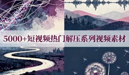 5000+短视频热门解压系列视频素材-酷软