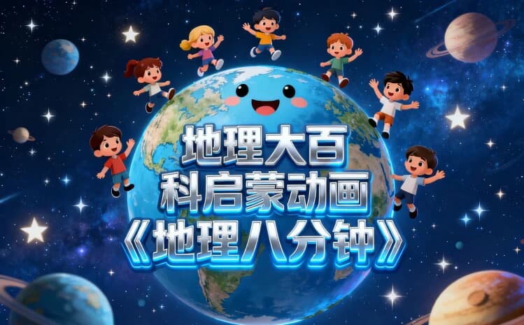 地理大百科启蒙动画《地理八分钟》-酷软