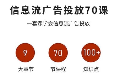 信息流广告进阶实战课,从投放策略到稳定变现-酷软