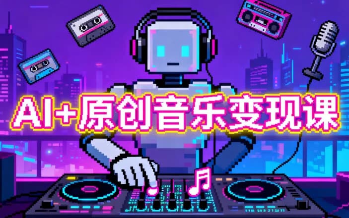 AI+原创音乐变现课，从创作到收益的完整指南-酷软