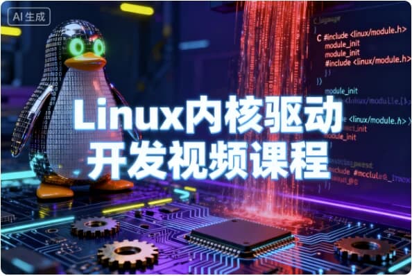 Linux内核驱动开发视频课程-酷软