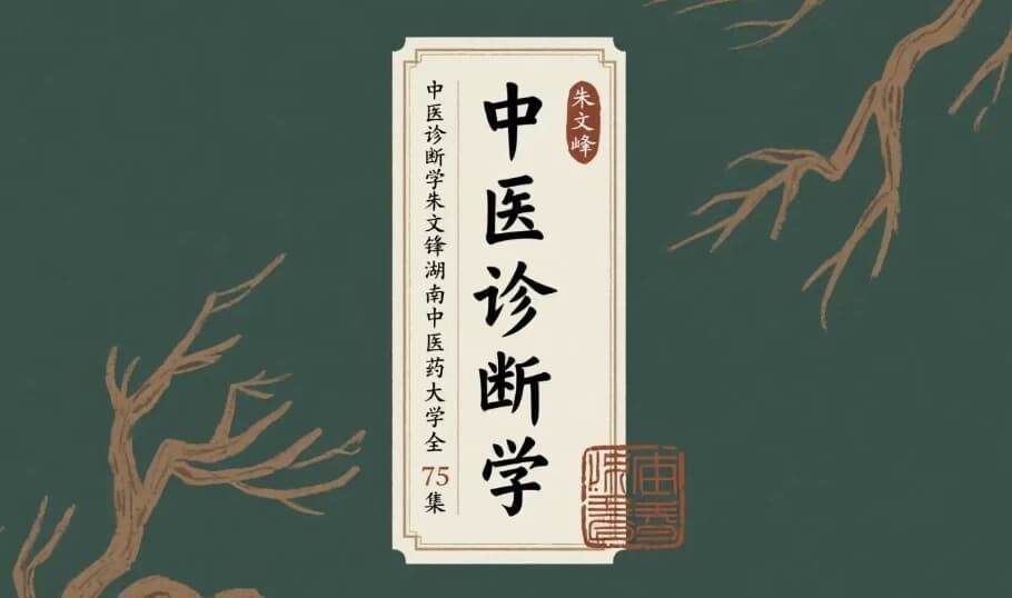 中医诊断学 朱文锋-湖南中医药大学-酷软