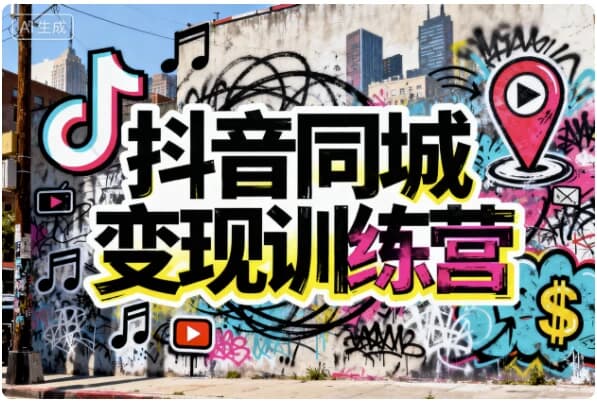 抖音同城变现训练营-酷软