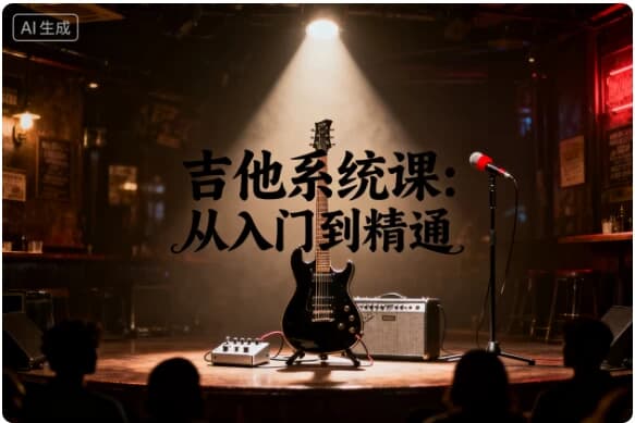 吉他系统课 从入门到精通-酷软