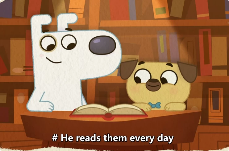 BBC英语启蒙动画《狗狗爱读书 Dog Loves Books》-酷软