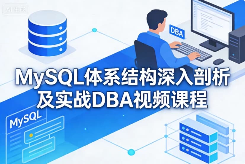 MySQL体系结构深入剖析及实战DBA视频课程-酷软