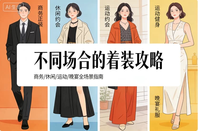 不同场合的着装攻略-酷软