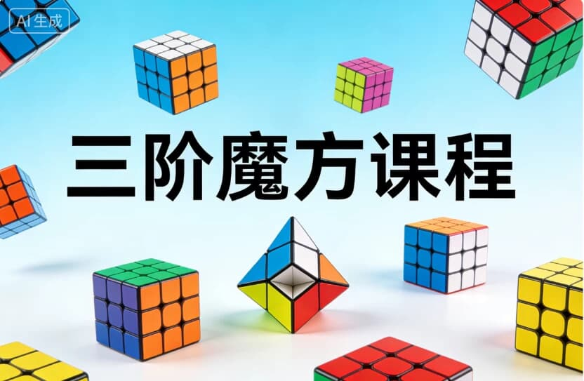 三阶魔方课程-酷软