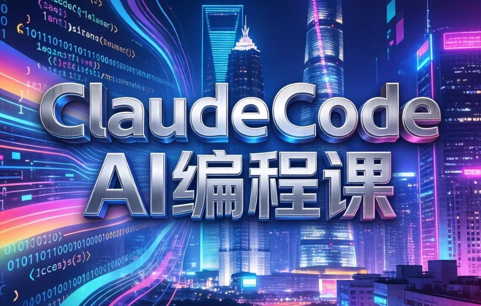 ClaudeCode AI编程课,从零精通智能编程之旅-酷软