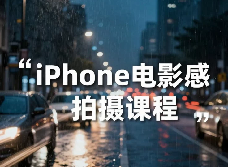 iPhone电影感拍摄课程-酷软