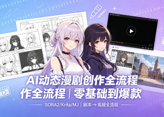 AI动态漫剧制作全流程教程-酷软