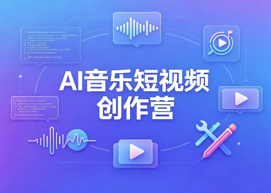 AI音乐短视频创作营-酷软