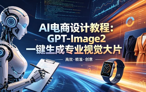 AI电商设计教程 GPT-Image2一键生成专业视觉大片-酷软
