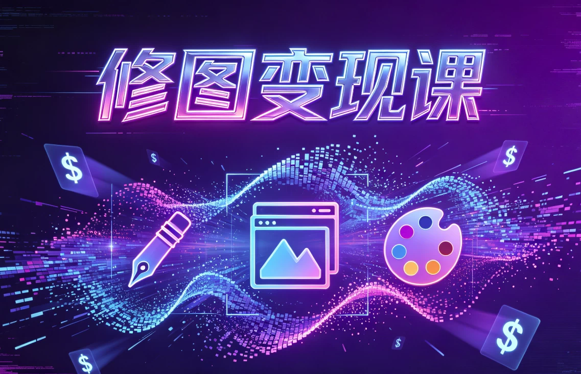 修图变现课 10秒修出高点赞照片-酷软